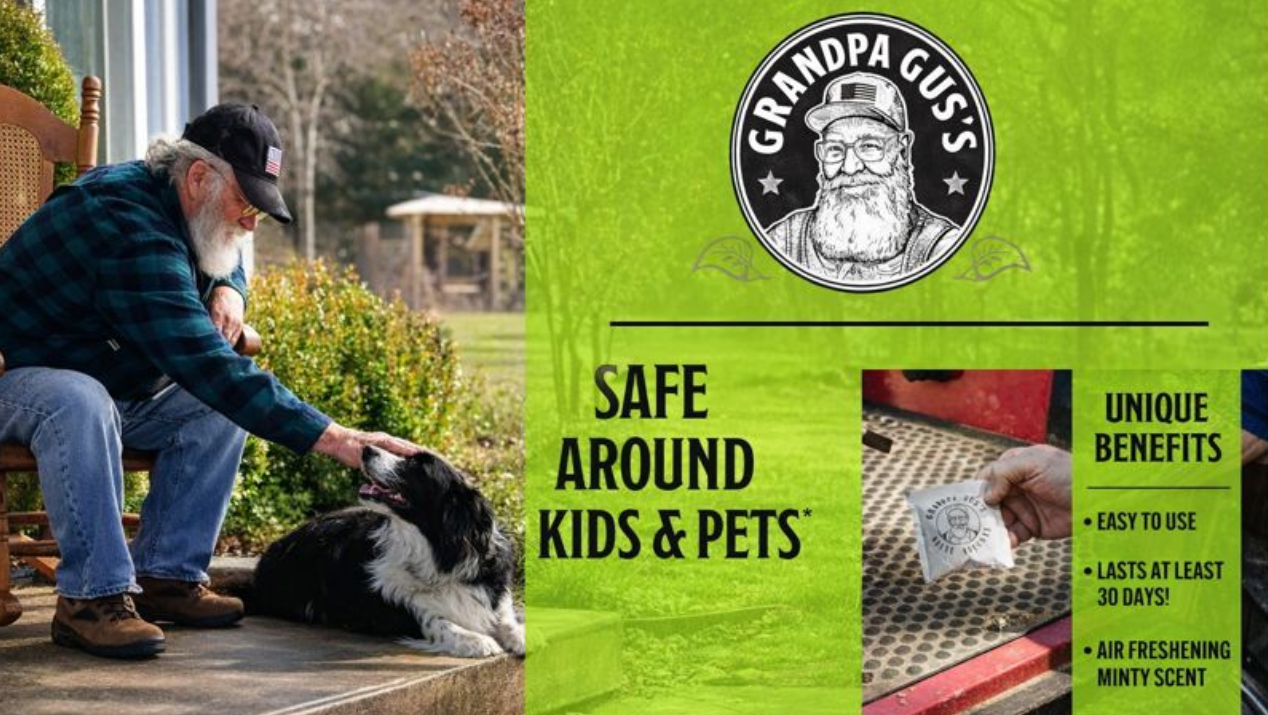 benefits of Grandpa Gus's Mouse Repellant